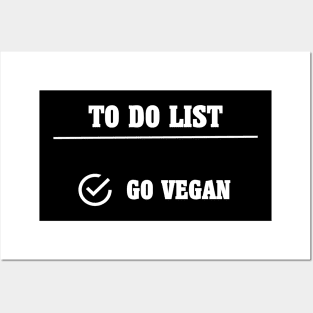 Go Vegan Posters and Art